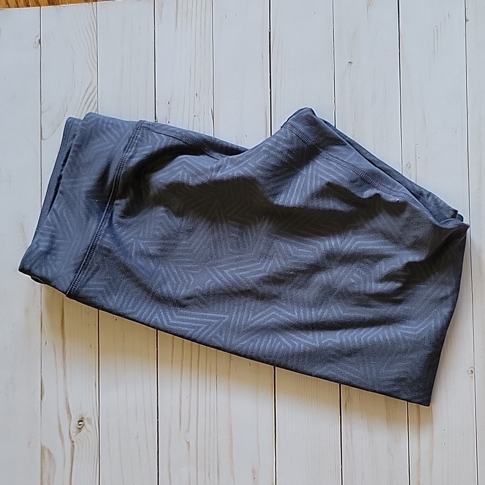 Athletic Works Kids Leggings (grey/navy star print)